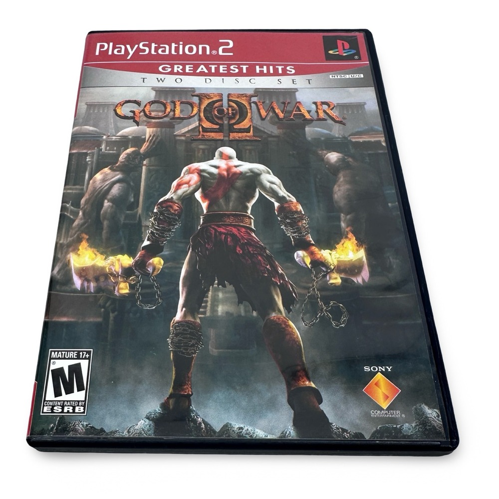 God‎ of War II 2 PlayStation 2 PS2 Greatest Hits 2-Disc Set CIB Complete